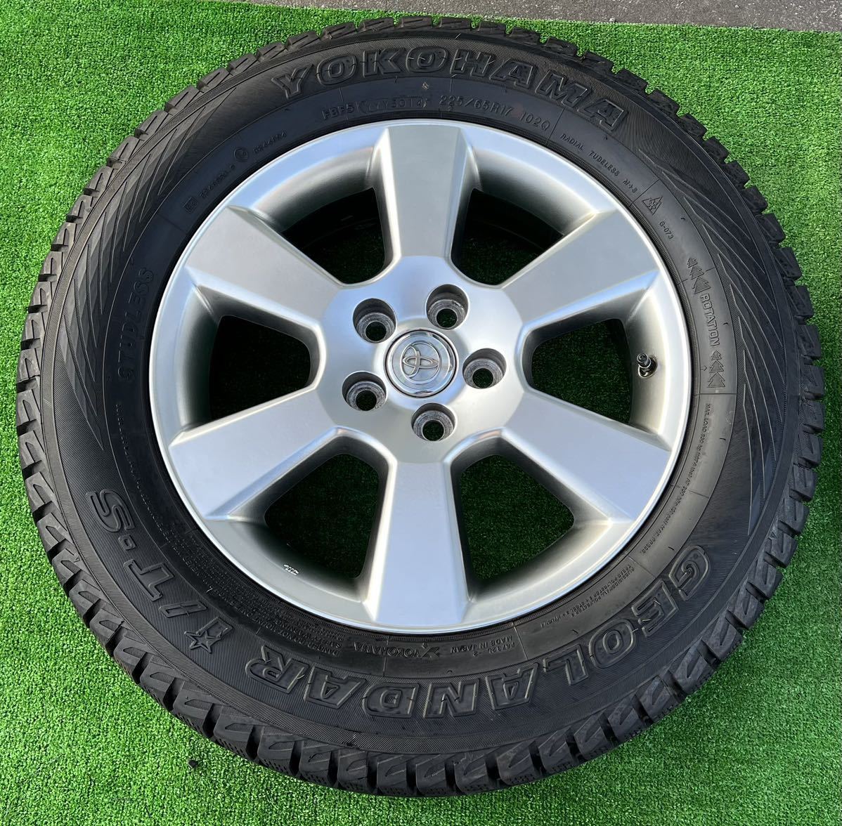 トヨタ 30系 ハリアー 純正 17インチ アルミホイール★YOKOHAMA 225/65R17 4本セット★RAV4 ヴァンガード等にも_6