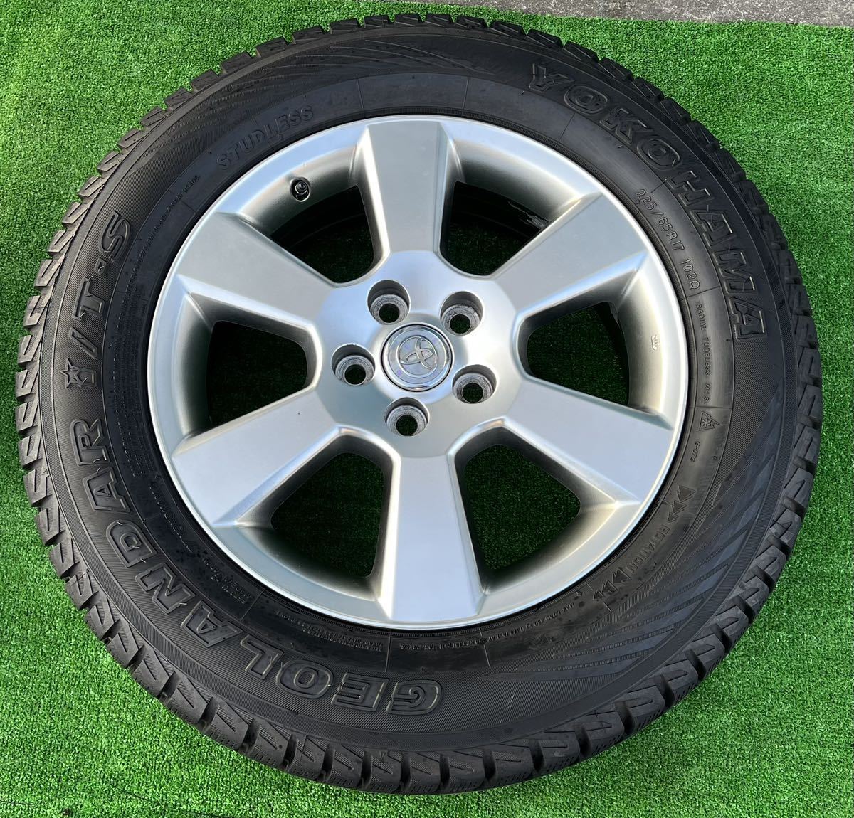 トヨタ 30系 ハリアー 純正 17インチ アルミホイール★YOKOHAMA 225/65R17 4本セット★RAV4 ヴァンガード等にも_7