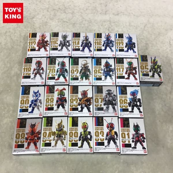 1円〜 未開封 バンダイ CONVERGE KAMEN RIDER 仮面ライダーゼロワン ライジングホッパー、仮面ライダーV3、仮面ライダーメテオ 他