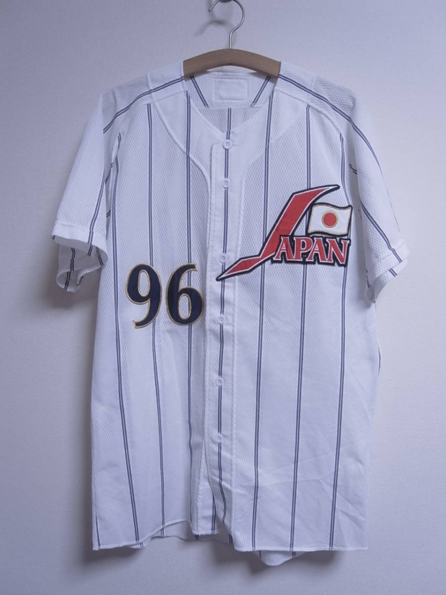 Y2/7299★野球★2008年★北京五輪★オリンピック★侍ジャパン★美品★ミズノ mizuno 日本代表 JAPAN ホーム ユニフォーム No96 正規品☆F
