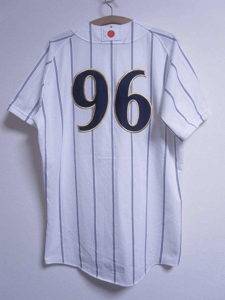 Y2/7299★野球★2008年★北京五輪★オリンピック★侍ジャパン★美品★ミズノ mizuno 日本代表 JAPAN ホーム ユニフォーム No96 正規品☆F