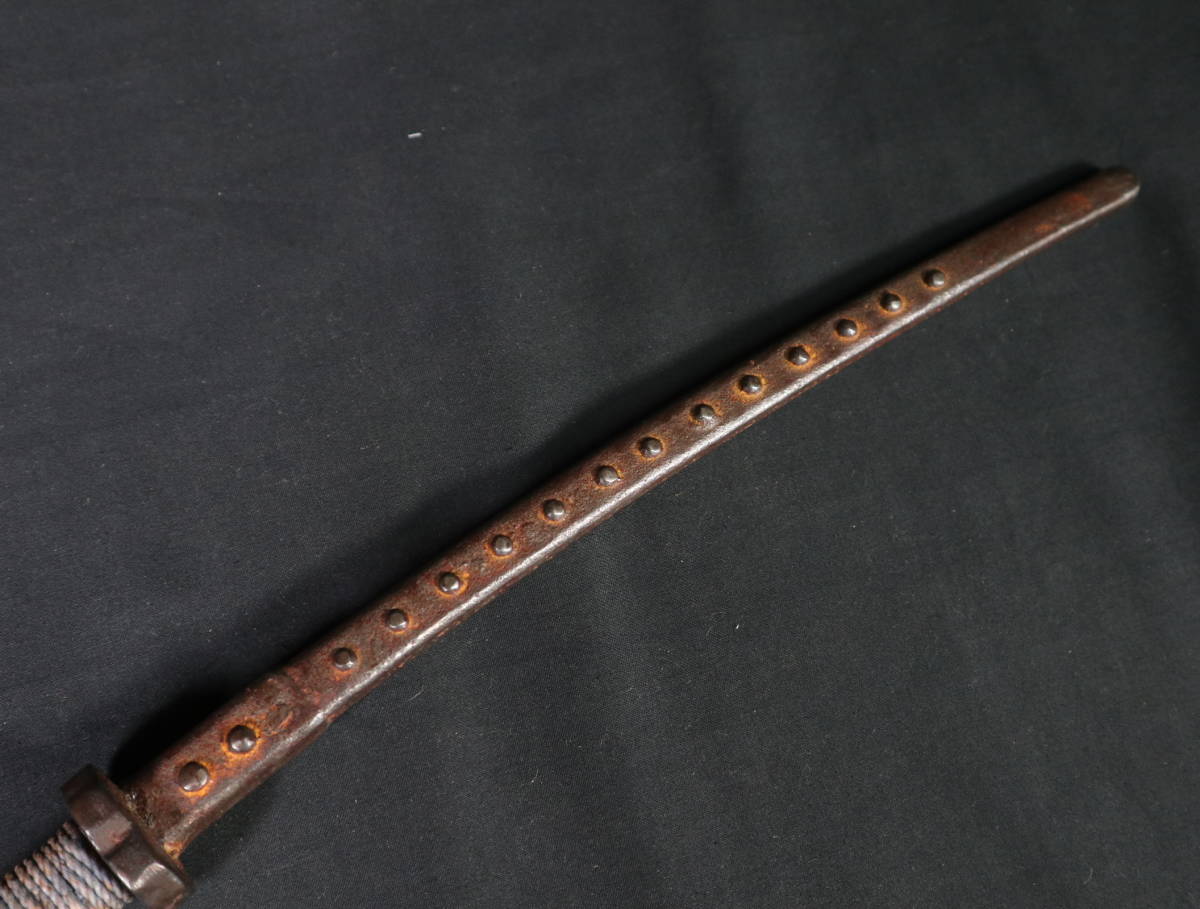 兜割り・鉄製・時代物・武具・刀装具・江戸期(武具)｜売買された