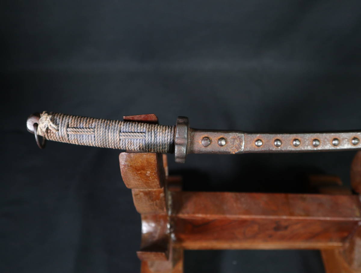 兜割り・鉄製・時代物・武具・刀装具・江戸期(武具)｜売買された