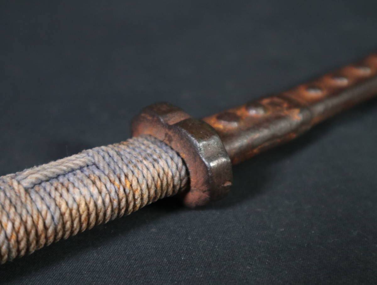 兜割り・鉄製・時代物・武具・刀装具・江戸期(武具)｜売買された