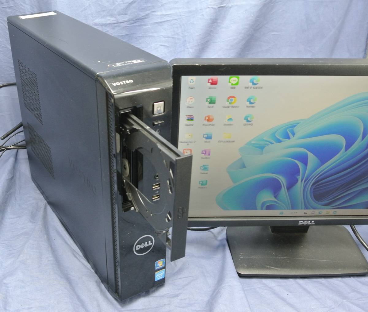 即戦力！高速SSDパソコン+19インチワイドモニターセット/DELL Vostro