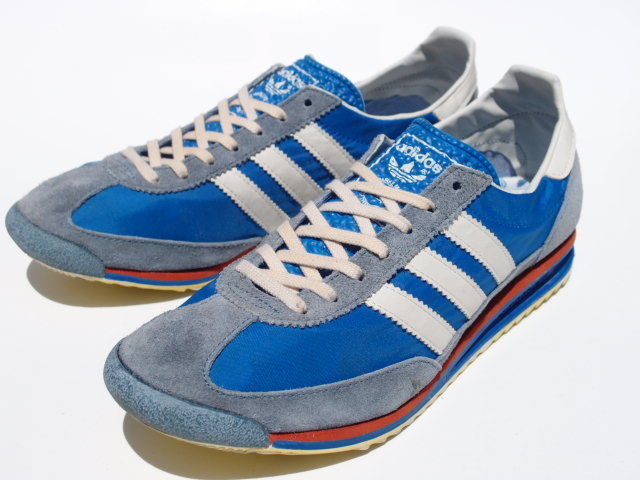 美品!! 27.5cm 限定復刻 12年 adidas SL72 青x白(27.5cm)|売買 美品!! 27.5cm 限定復刻 12年 adidas SL72 青x白(27.5cm)|売買