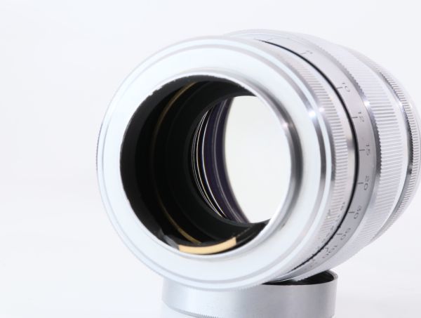 希少 美品Canon 85mm F/1.9 ライカL39レンズ、フード、ファインダー