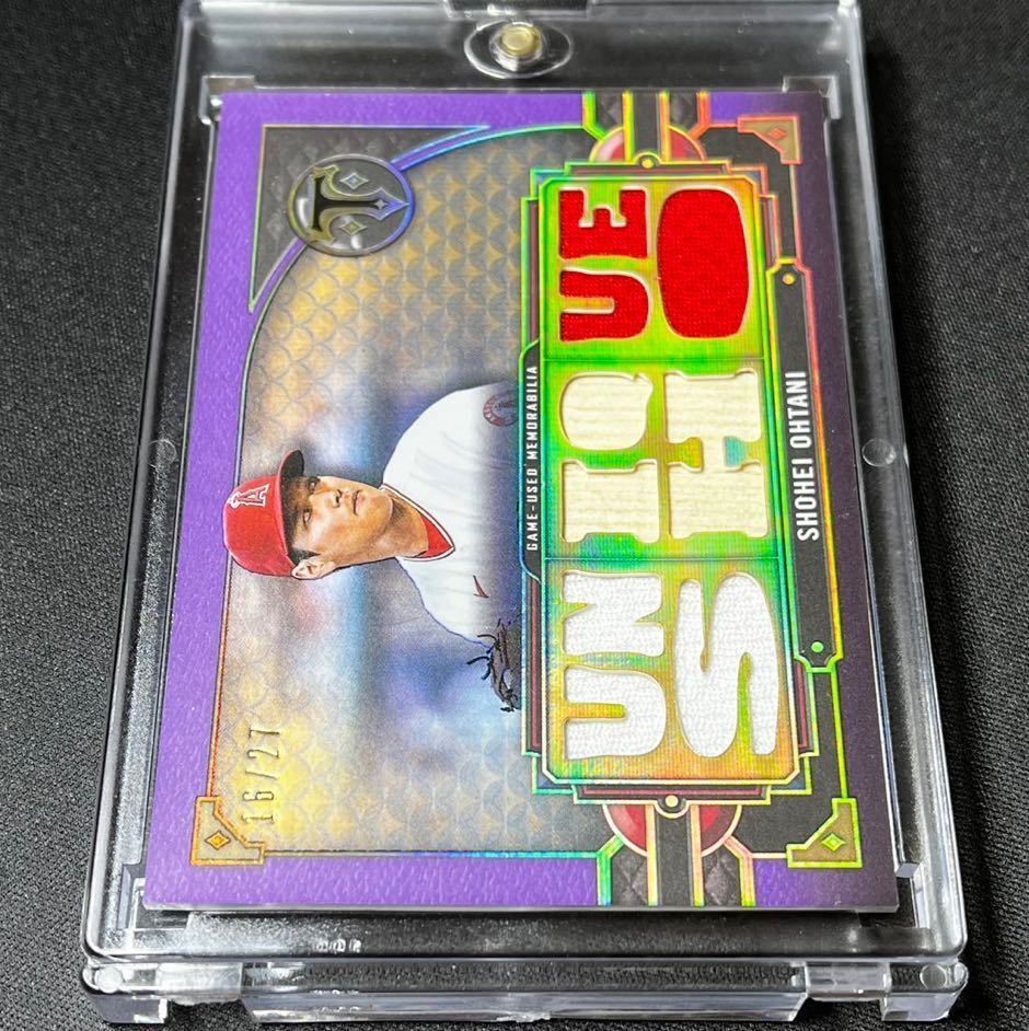 大谷翔平 TOPPS TRIPLE THREADS RELICS カード 27枚限定 2022 Topps Triple Threads 大谷翔平 実使用ジャージー