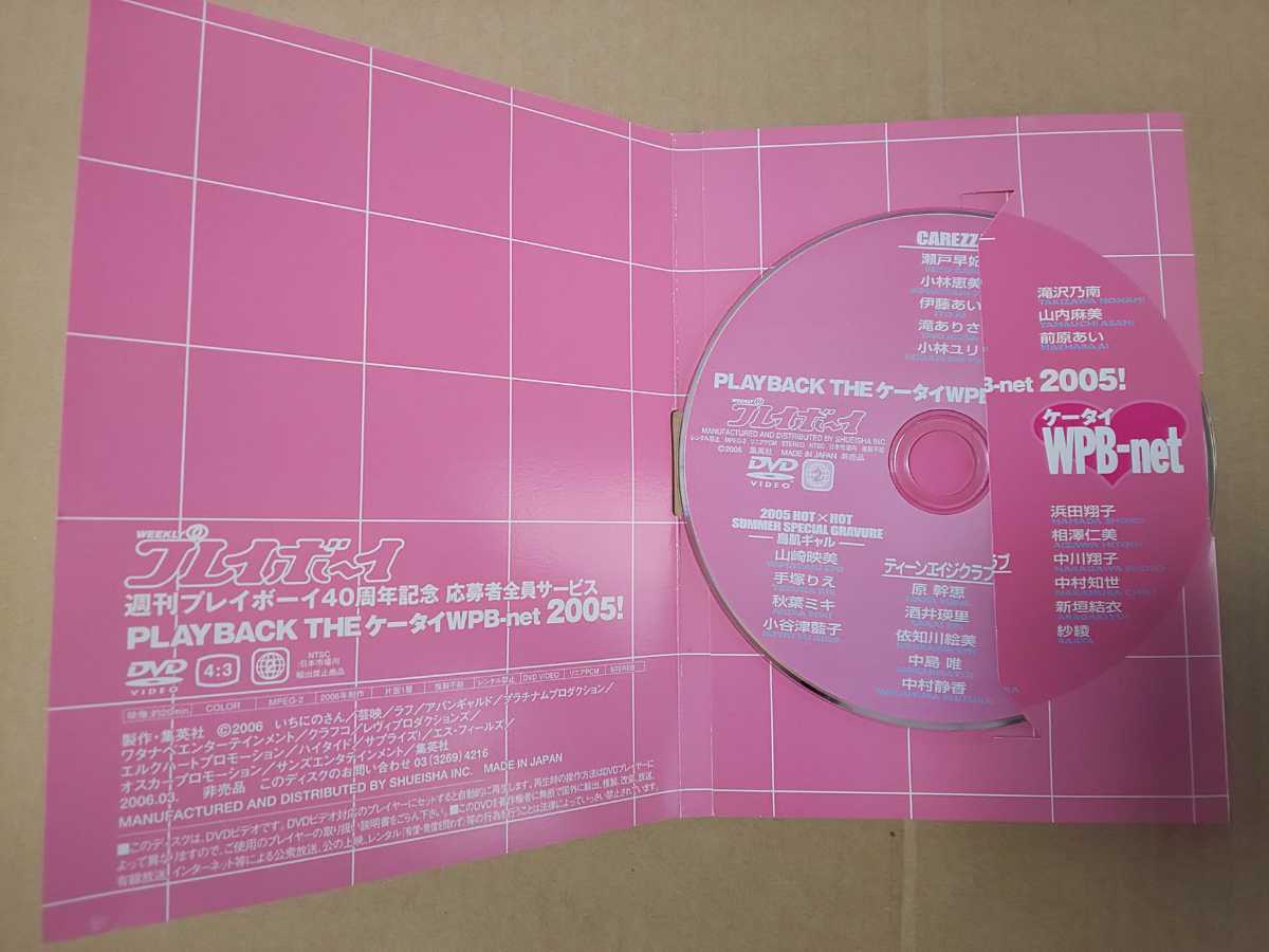 週刊プレイボーイ 40周年記念 応募者全員サービス DVD 滝沢乃南