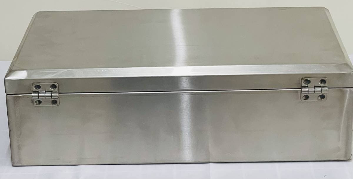 新品未使用 訳あり ステンレス工具箱22L[50×30×15cmA]職人手作り 