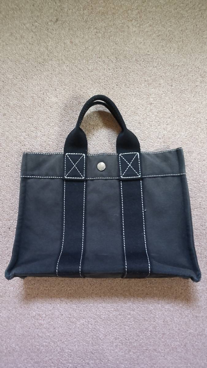 HERMES エルメス トートバッグ エールライン 黒色 エルメス HERMES