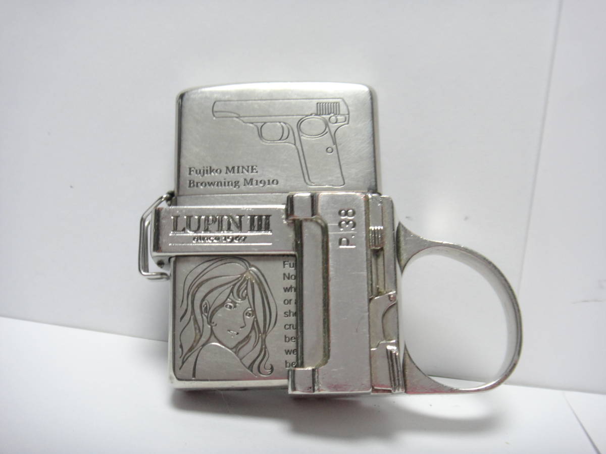 Zippo ルパン三世 峰不二子 ブローニング M1910 ワルサーP38ホルダー 