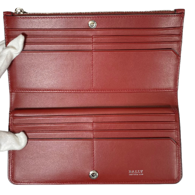 美品】BALLY バリー 長財布 財布 ラウンドファスナー ロングウォレット