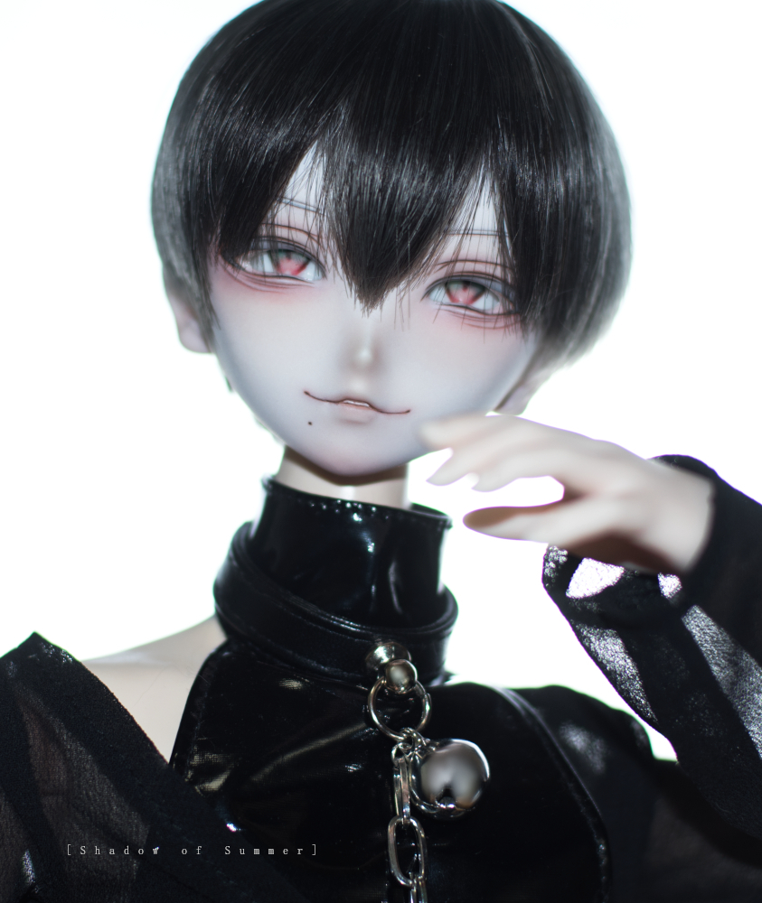 ◇[夏影]DDH-03 カスタムヘッド+アイ セミホワイト肌 ドルフィー 