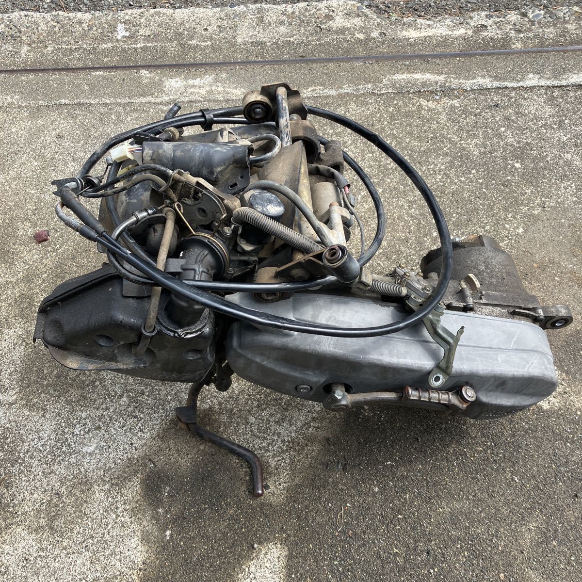 ZRエボリューション YAMAHA エンジン実動 ◎◇D157 ヤマハ JOG ZR