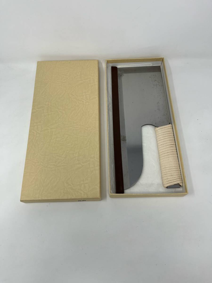 紗羅餐 包丁 大型 約30cm 左用 中古 保管品