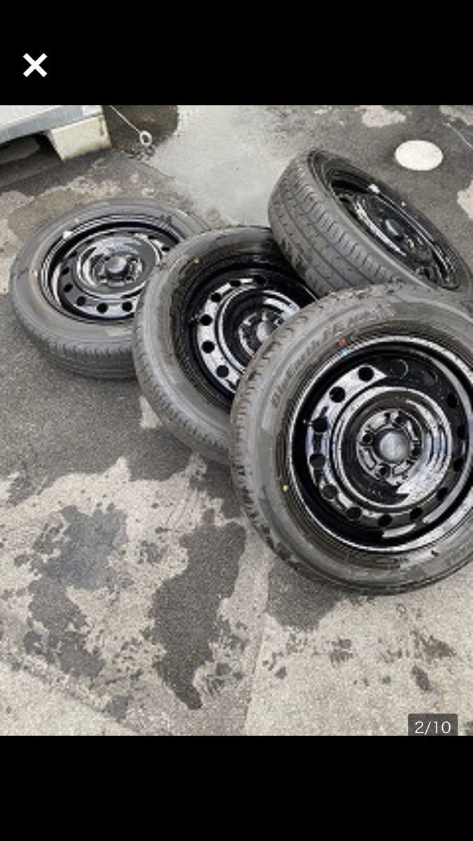 新品 ダイハツ タフト 純正 スチールホイール タイヤ 4本SET 4H-100 15 
