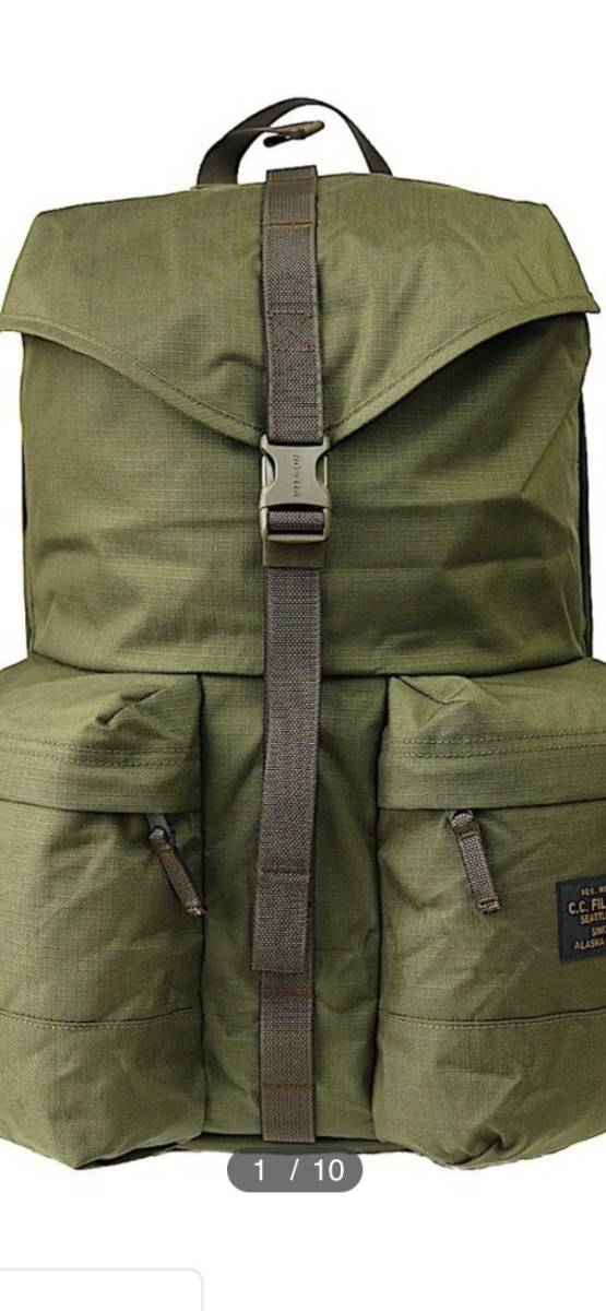 ★★★定価33000円 新品 FILSONフィルソン RIPSTOP NYLON リップストップナイロン バックパック リュック20115929 緑 SG★★★★