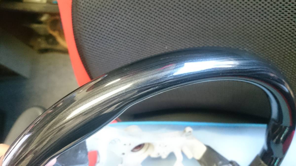 【アウトレット品】200系 ハイエース1型 2型 3型 シルクウッド ガングリップ ブラックレザー ステアリング ハンドル 標準 ワイド S-GL DX 