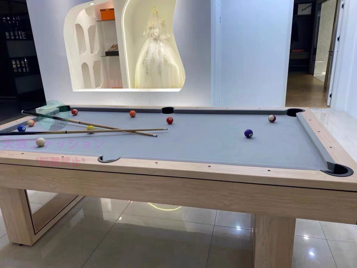 北欧風 3in1 マルチゲームテーブル 卓球 ビリヤード 店舗 家庭 8フィート ○○北欧風 3in1 マルチゲームテーブル ビリヤード 卓球 ダイニング