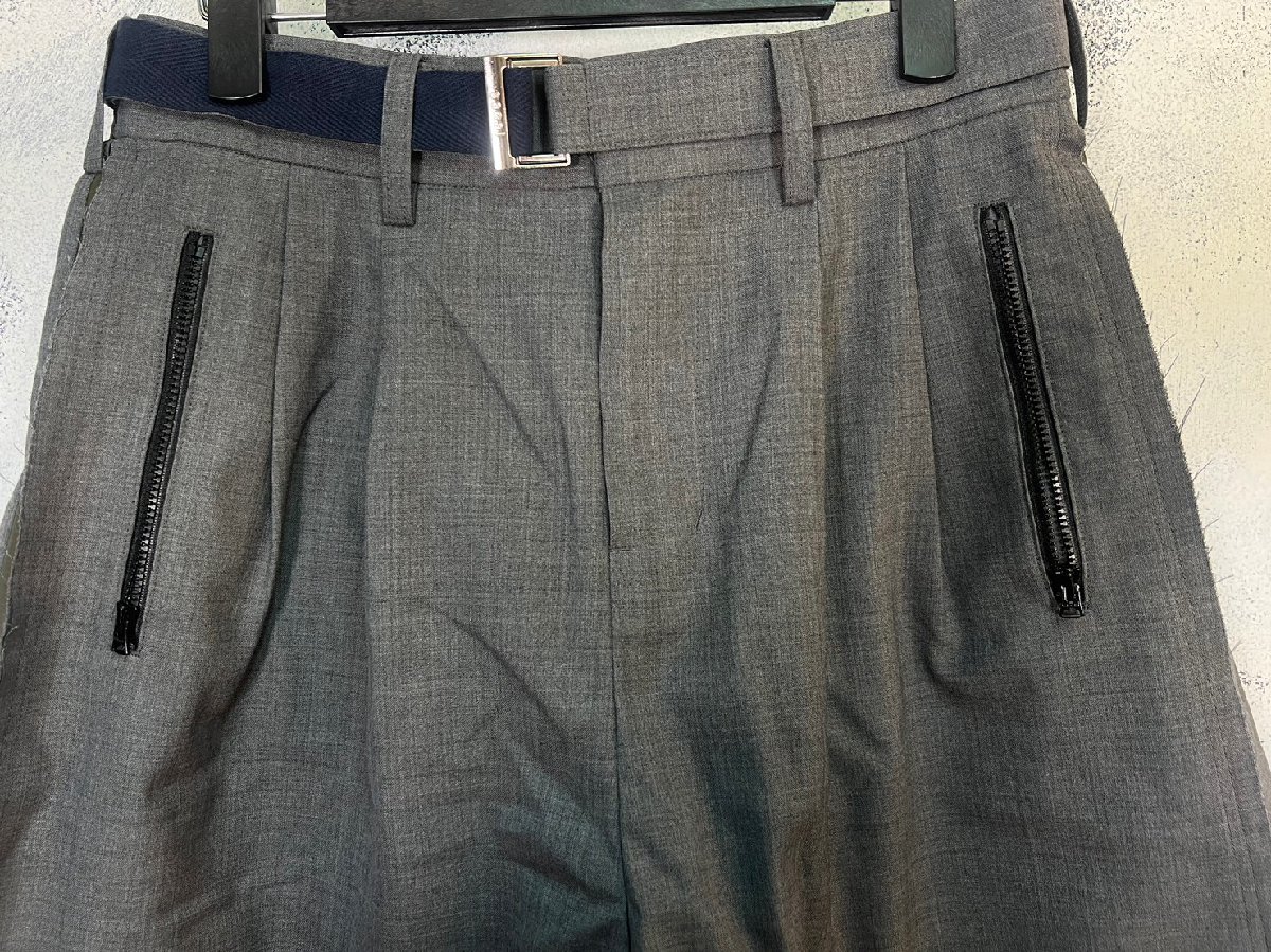 ☆sacai サカイ☆ 22AW ベルテッド ハーフパンツ 22-02814M(男性用 