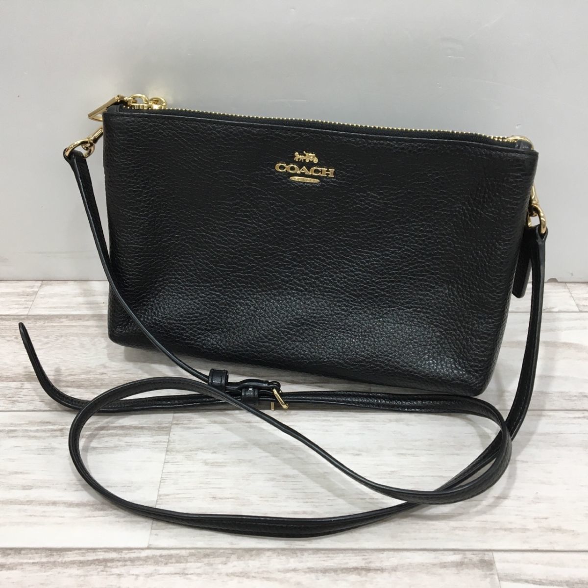 COACH コーチ F34265 レイラ レザー クロスボディ ショルダーバッグ 