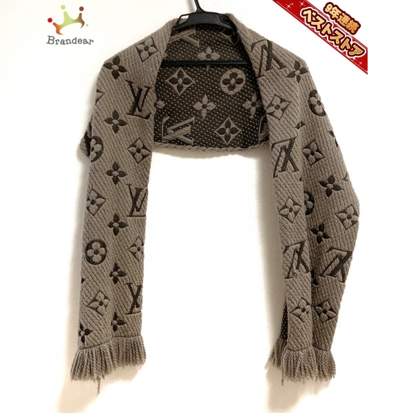 ルイヴィトン LOUIS VUITTON M74742 エシャルプロゴマニア ウール94