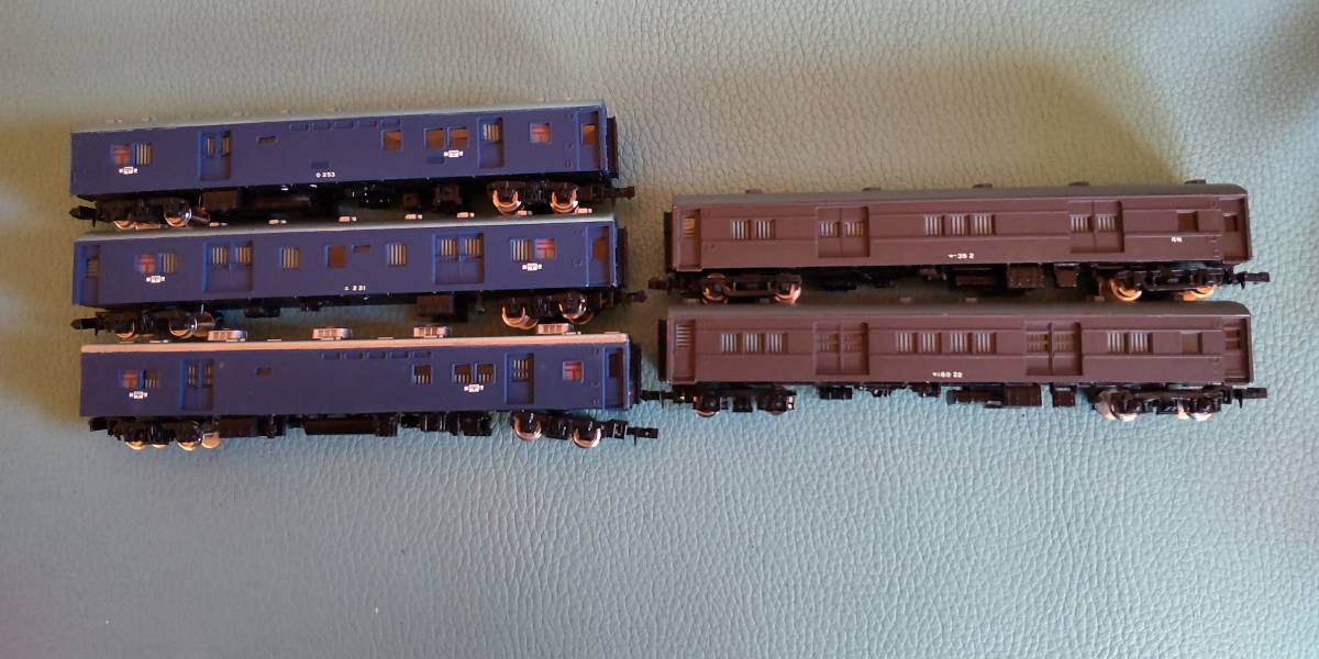 中古　Nゲージ　国鉄郵便・荷物列車　5両_1