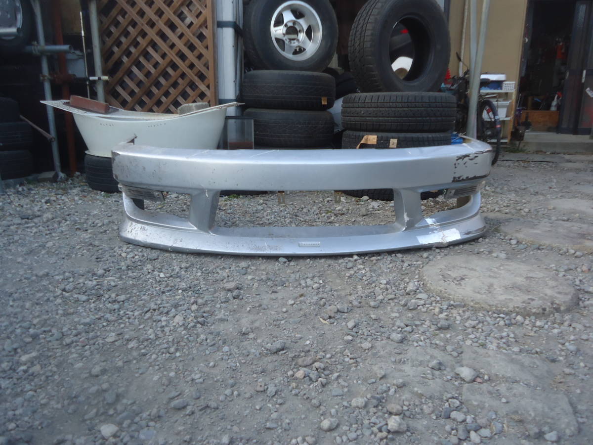 S14 後期　BEHRMAN フロントエアロ　ウインカー付き　ジャンク・　引き取り限定