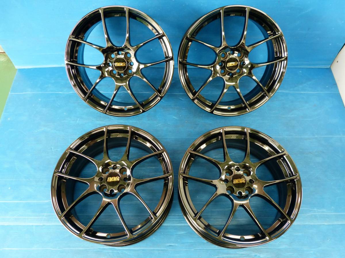 ☆BBS RF(RF500)FORGED!!希少!限定カラー:ブラックミラー!!美品♪17×7j 