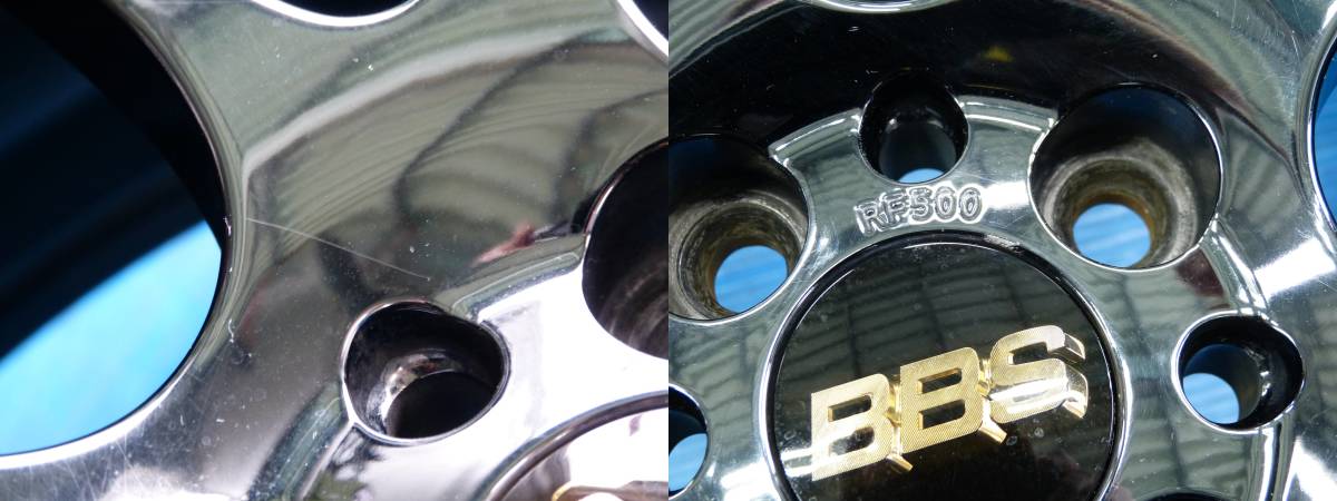 ☆BBS RF(RF500)FORGED!!希少!限定カラー:ブラックミラー!!美品♪17×7j 