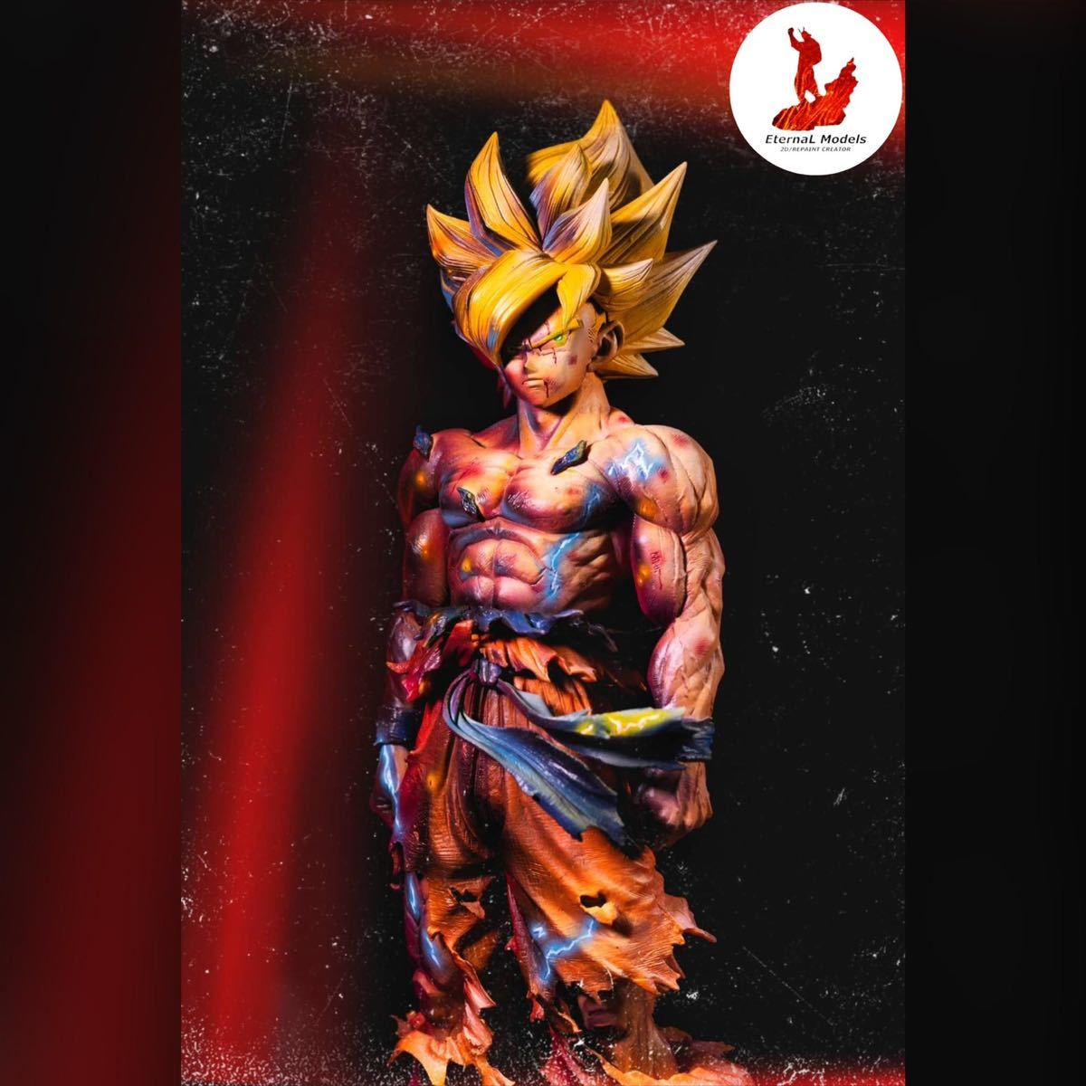 二次元彩色 リペイント ドラゴンボールZ SMSP スーパーサイヤ人 孫悟空