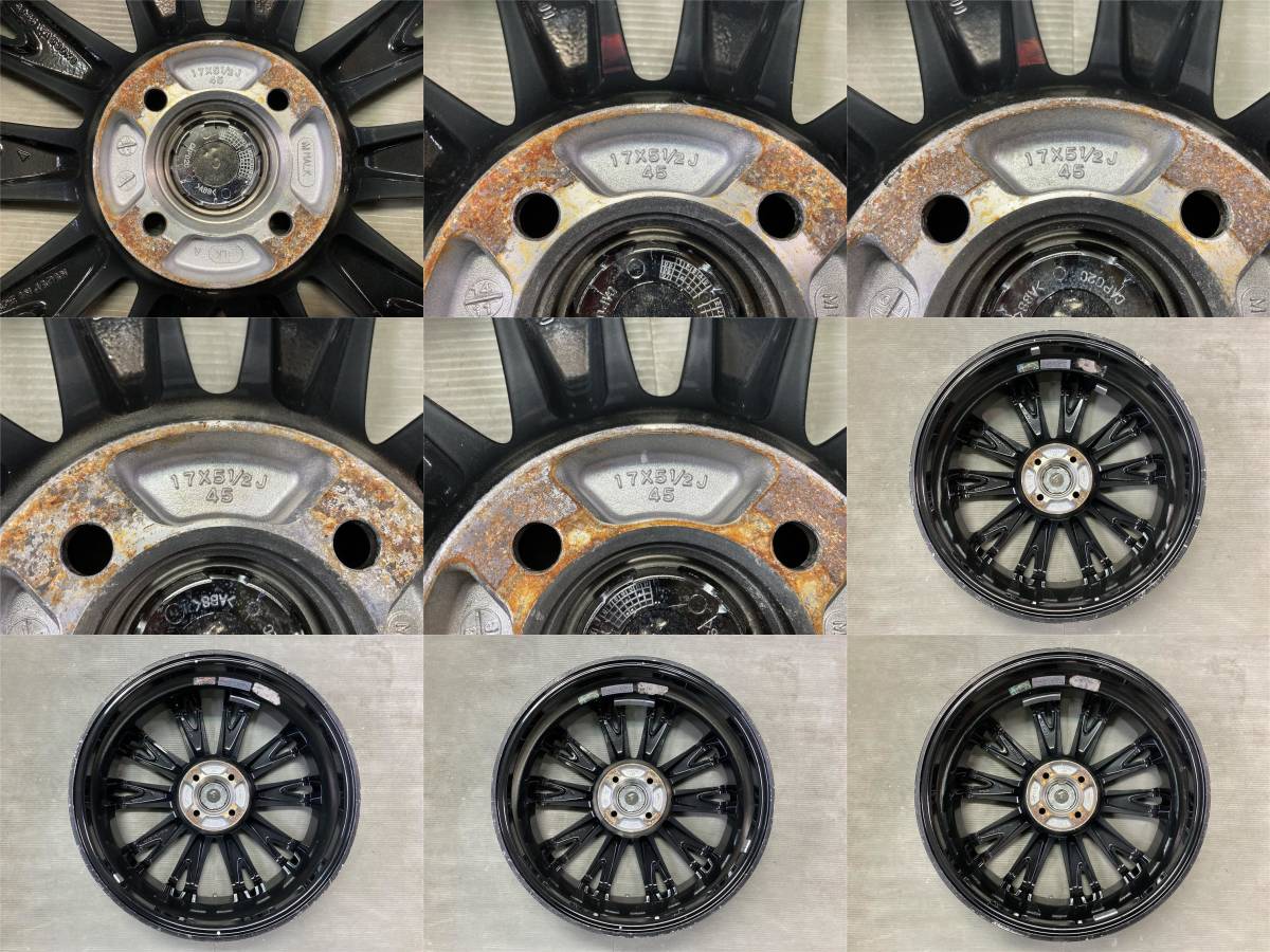 ウェッズ クレンツェ エルアボラ 331 EVO 4本 17インチ 5.5J +45 