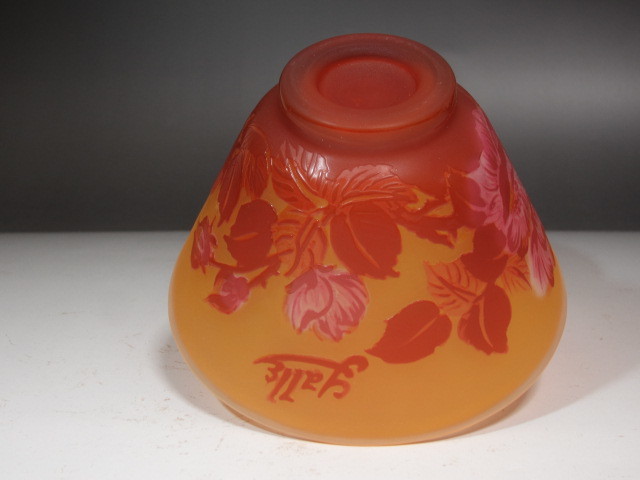 Tip　Galle　エミール・ガレ　茶碗　ルーマニア製★x365 Yahoo!オークション - -「エミールガレ茶碗」(ガラス) 茶碗 現代ガレ展示会 メルカリ