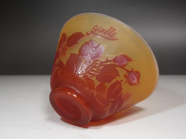 Tip　Galle　エミール・ガレ　茶碗　ルーマニア製★x365 Yahoo!オークション - -「エミールガレ茶碗」(ガラス) 茶碗 現代ガレ展示会 メルカリ