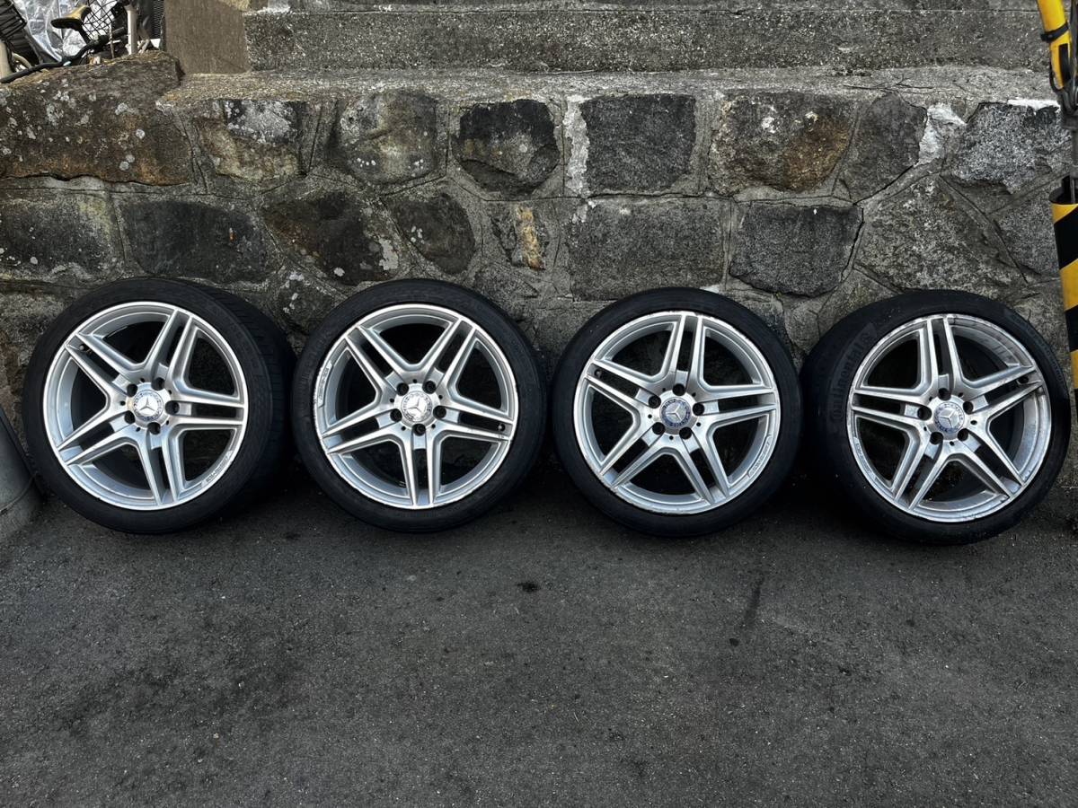 ベンツ W204 Cクラス 後期 AMG PKG 純正 18インチ☆PCD112 8J +50 8.5J 