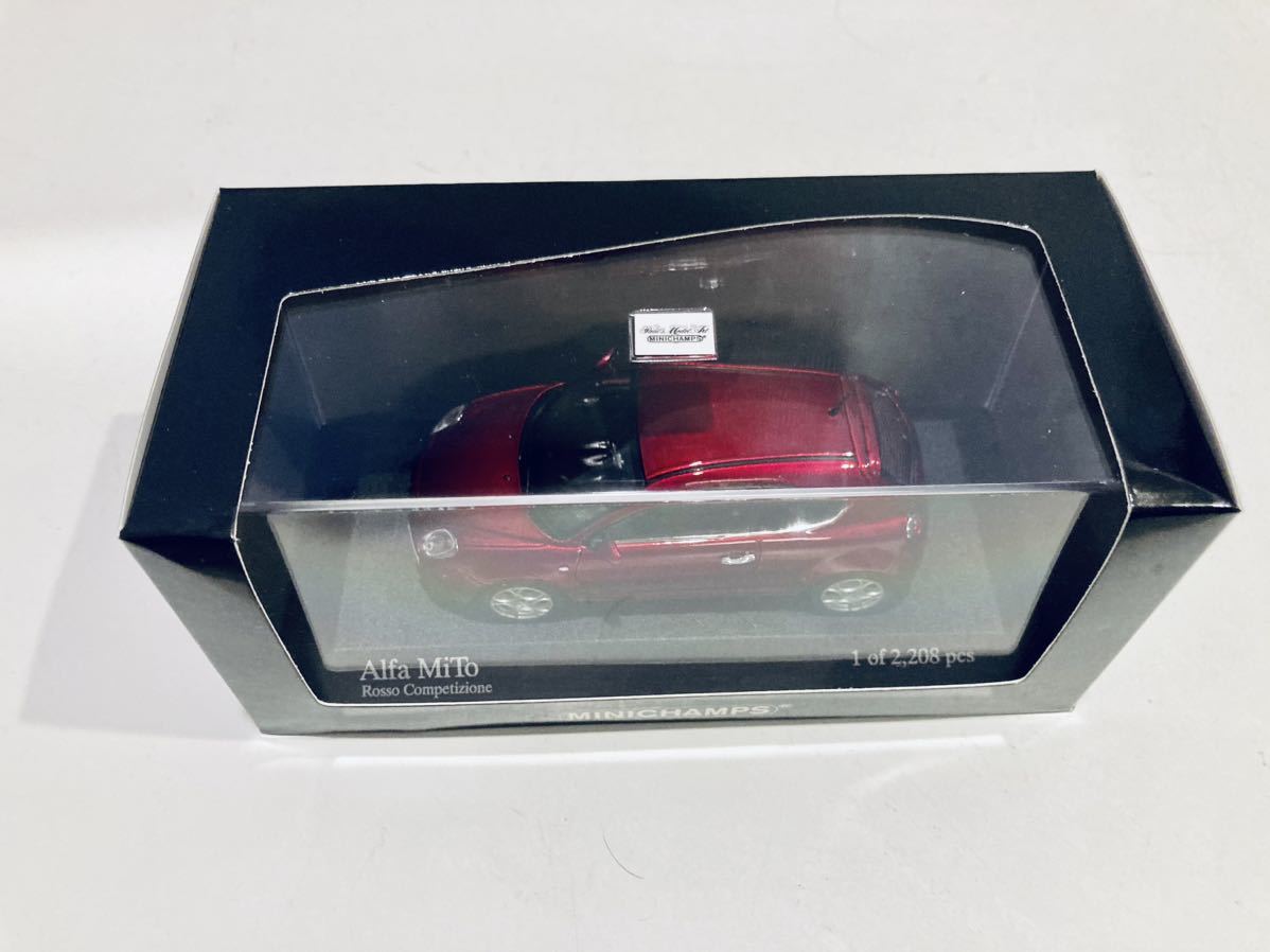 送料無料】1/43 Minichamps アルファロメオ ミト MiTo 2009 Red
