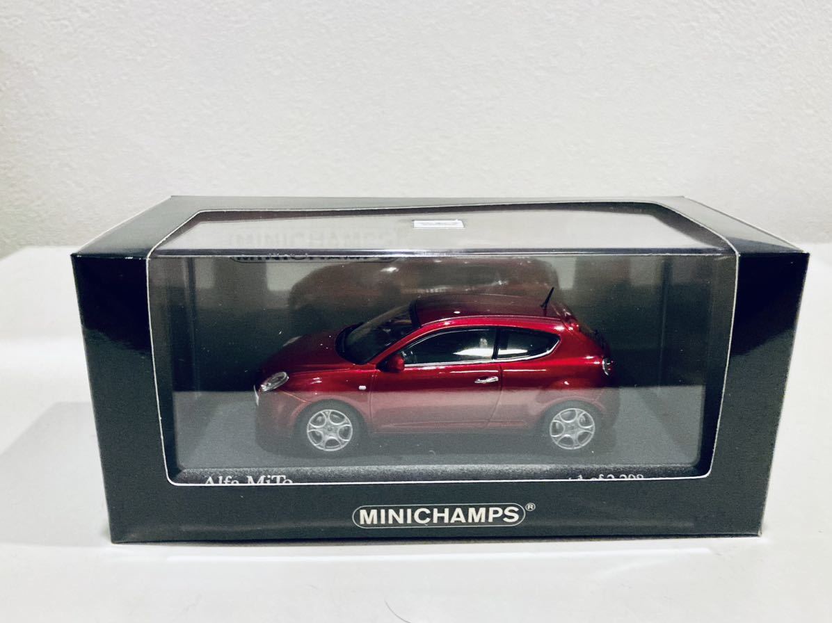 送料無料】1/43 Minichamps アルファロメオ ミト MiTo 2009 Red