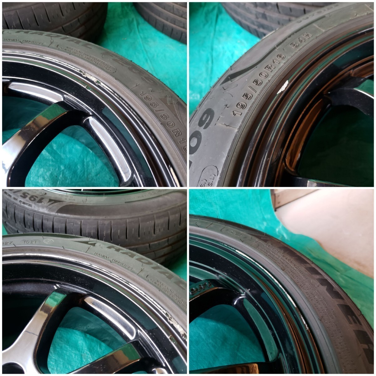レアマイスター LM SPORT 16インチ 5穴 195/50 R16 7J ミネルバ 