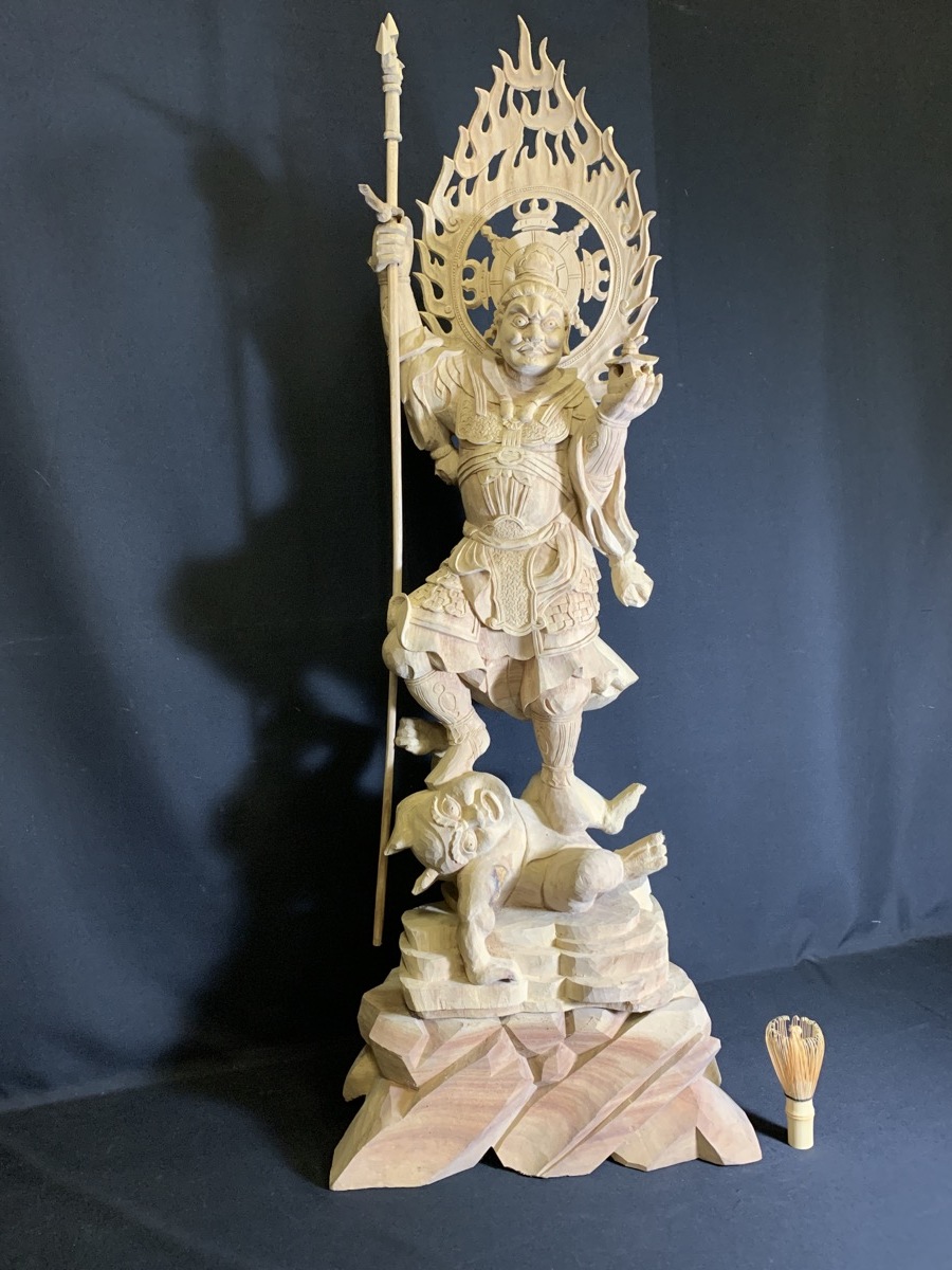 ◇毘沙門天（ヴァイシュラヴァナ）像◇仏教 チベット ◇アンティーク風