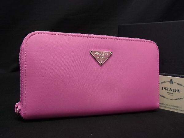 □新品□未使用□ PRADA プラダ M506 テスートナイロン ラウンド 