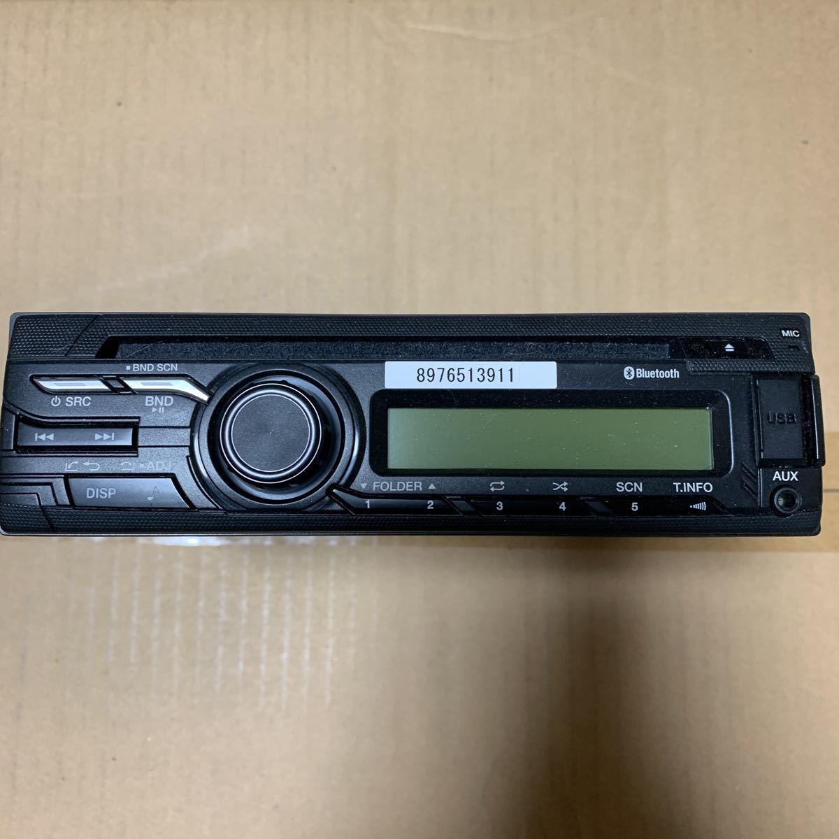 トラック用 CD付AM/FMラジオ AUX入力USB付 Bluetooth 24V車用 新車 