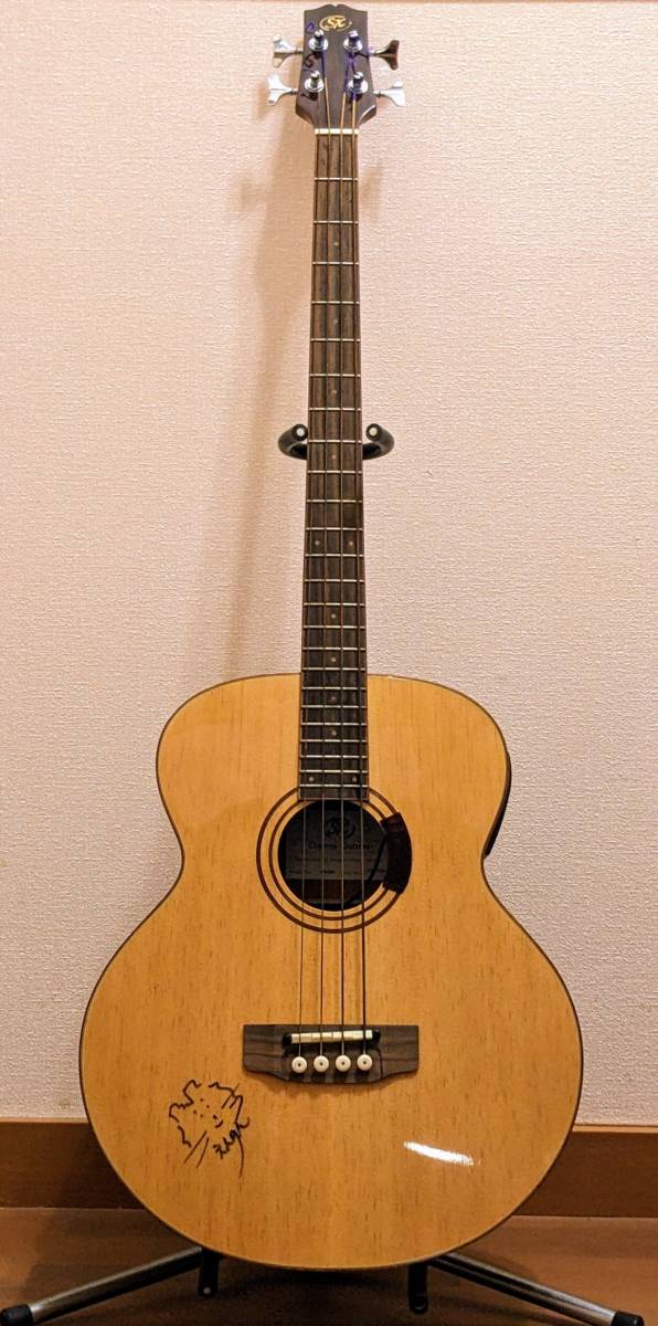 SX JBG30E エレアコベース レフティ 左利き用 （改造品）ギグバッグ付 