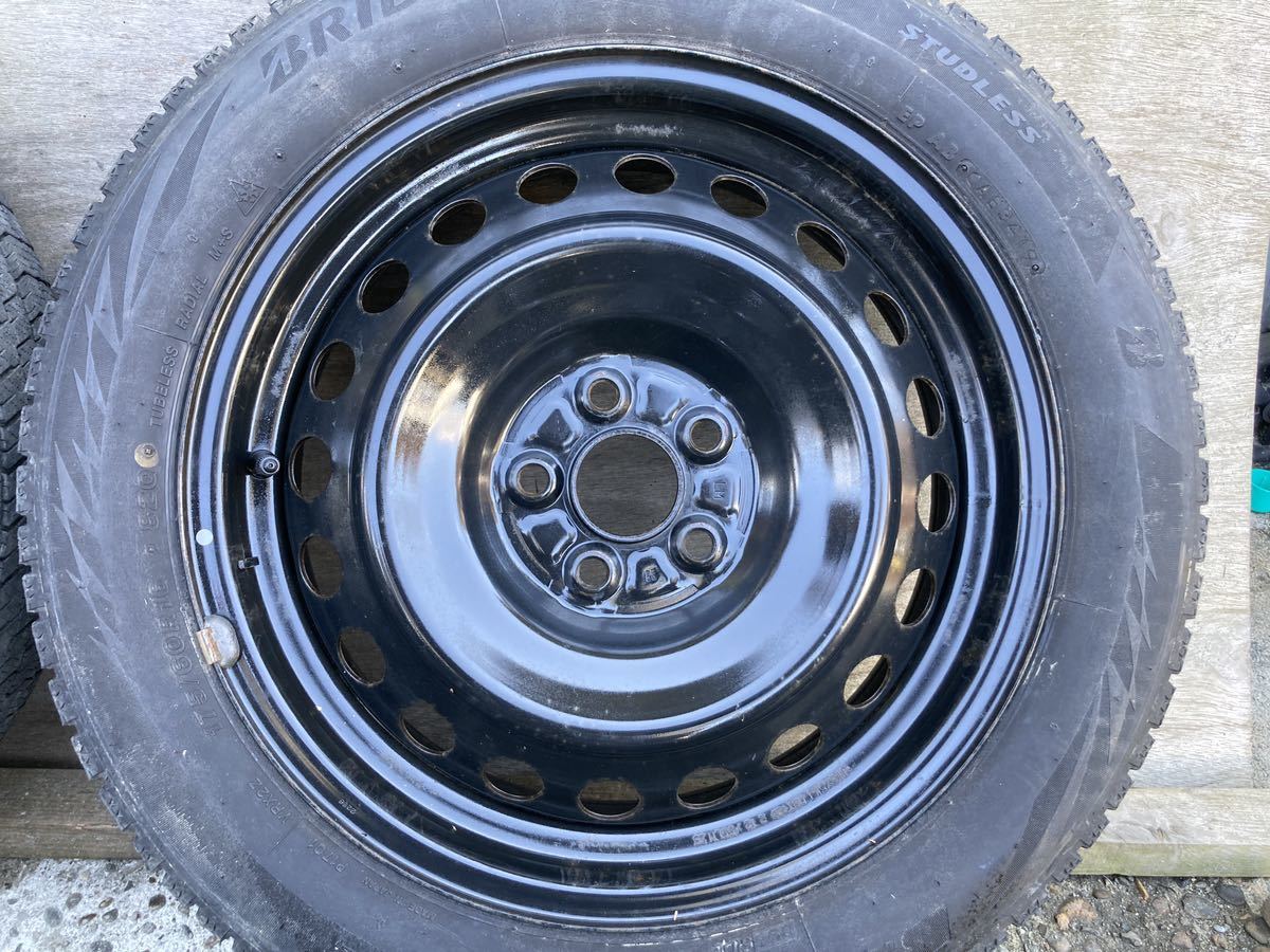 トヨタ ラクティス純正 スチール 鉄ホイール 16インチ 5.5J +39 PCD100 