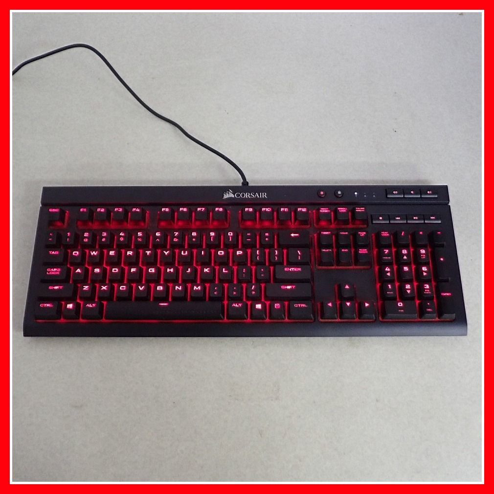 CORSAIR メカニカルキーボード K68 Cherry MX Red RGP0036 CH-9102020 
