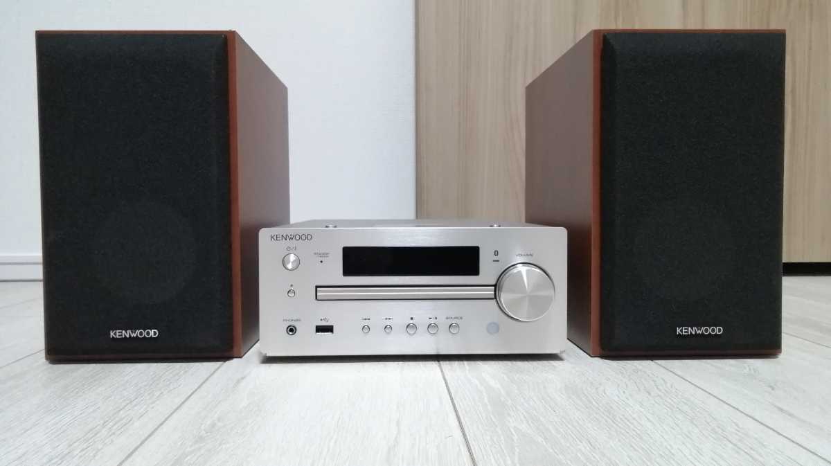 【美品】KENWOOD 21年製 K-515-N Kseries コンパクトHi-Fiシステム システムコンポ ケンウッド
