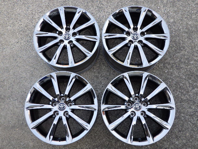 トヨタ マークX GRX130 純正 スパッタリング ?? 18インチ ホイール 4本