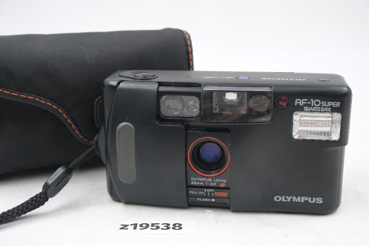 【z19538】外装良品 OLYMPUS オリンパス AF-10 SUPER QUARTZ DATE ケース付き