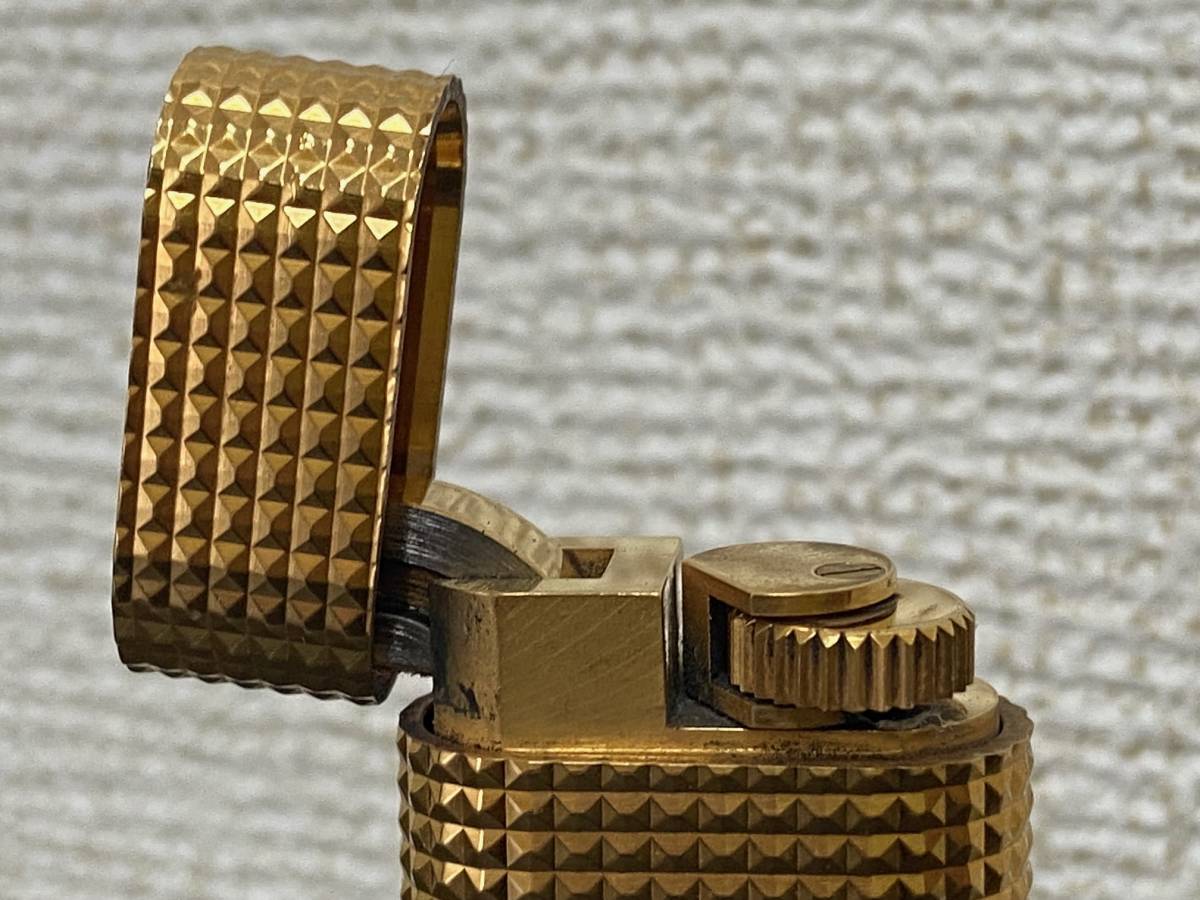 火花が出ることのみ確認済み】Cartier カルティエ ガスライター PLAQUE 