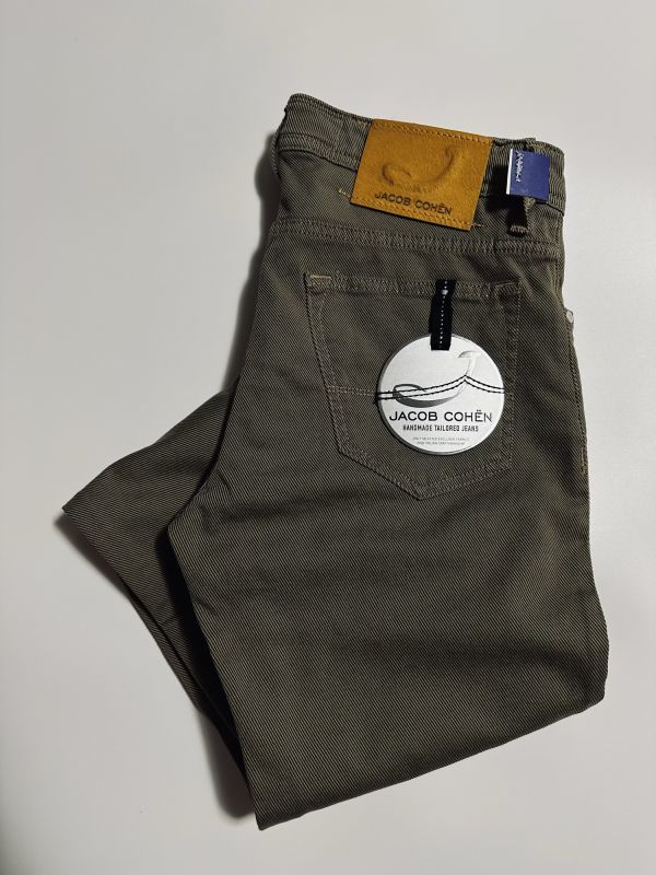 3046】新品9.3万【JACOB COHEN / ヤコブコーエン　30　Special Edition　春夏限定モデル　J688　名作テーラードデニム】トープグレー